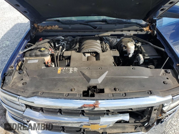 2017 Chevrolet Silverado 1500 LT with VIN 1GCRCRECXHZ381711, listed as a Copart auction lot 46194225 with 54,835 mi miles and Salvage Title. Bid and sale history available at DreamBid. Image 11.