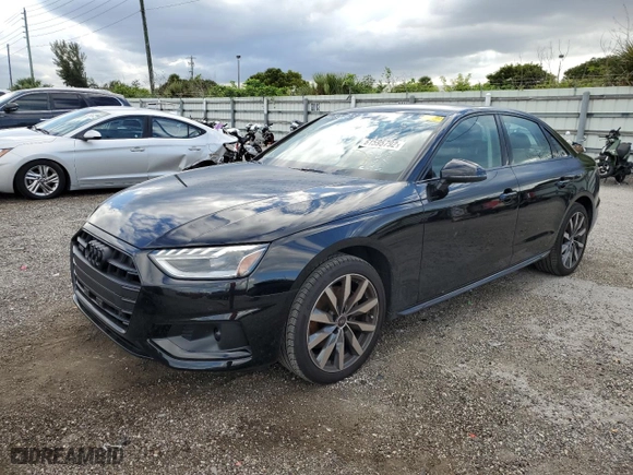 2022 Audi A4 Sedan Premium Plus with VIN WAUBBAF41NA036832, listed as a Copart auction lot 61595792 with 3,078 mi miles. Bid and sale history available at carsss.com. Image 2.