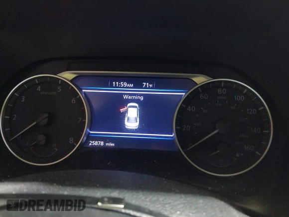 2021 Nissan Sentra SV with VIN 3N1AB8CV4MY233303, listed as a IAAI auction lot 41935664 with 25,878 mi miles and . Bid and sale history available at DreamBid. Image 7.