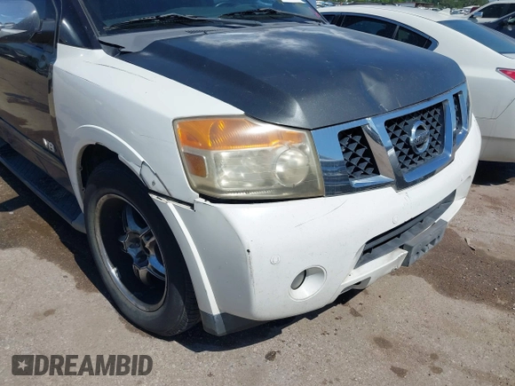 2009 Nissan Armada SE z VIN 5N1BA08D69N608372, wystawiony jako IAAI lot #42245437 z przebiegiem 232 791 mil mil oraz . Historia ofert i sprzedaży dostępna na DreamBid. Obrazek 6.