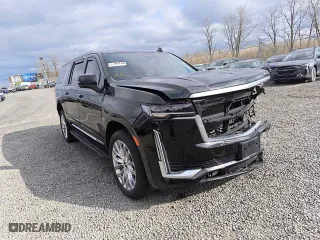 2022 Cadillac Escalade ESV Premium Luxury with VIN 1GYS4KKL2NR134764, listed as a Copart auction lot 53603505 with 30,453 mi miles and Salvage Title. Bid and sale history available at carsss.com. Image 3.
