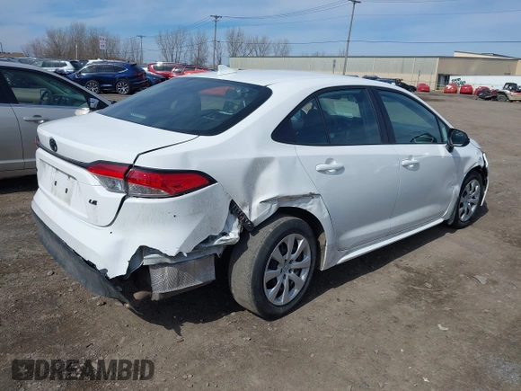 2024 Toyota Corolla LE with VIN 5YFB4MDE8RP117452, listed as a IAAI auction lot 41899377 with 38,940 mi miles and . Bid and sale history available at carsss.com. Image 4.