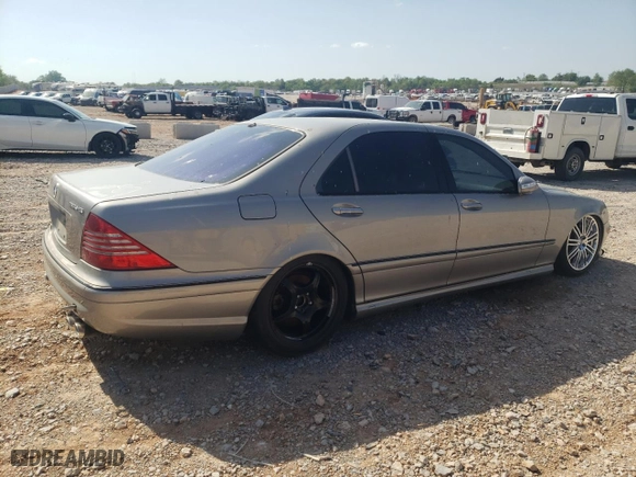 2006 Mercedes-Benz S-Class 5.0L with VIN WDBNG75J36A480287, listed as a Copart auction lot 53313745 with 0 mi miles and Clean Title. Bid and sale history available at carsss.com. Image 3.