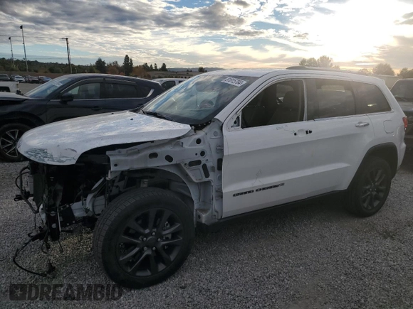 2018 Jeep Grand Cherokee Limited with VIN 1C4RJFBT7JC343404, listed as a Copart auction lot 81815784 with 60,995 mi miles and Salvage title. Bid and sale history available at DreamBid. Image 1.