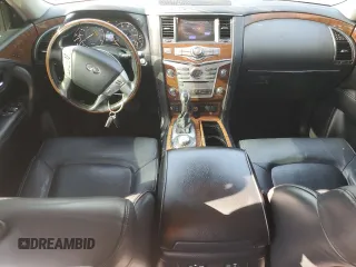 2018 Infiniti QX80 with VIN JN8AZ2NC1J9441260, listed as a Copart auction lot 67127054 with 132,043 mi miles and Salvage Title. Bid and sale history available at carsss.com. Image 8.