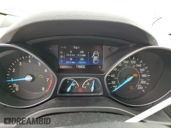 2017 Ford Escape SE with VIN 1FMCU0GD6HUA34874, listed as a Copart auction lot 53534365 with 138,824 mi miles and Salvage Title. Bid and sale history available at carsss.com. Image 9.