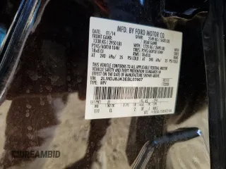 2014 Lincoln MKX with VIN 2LMDJ8JK3EBL03907, listed as a Copart auction lot 87612065 with 150,061 mi miles and Salvage Title. Bid and sale history available at DreamBid. Image 13.