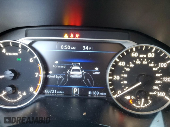 2021 Nissan Altima 2.5 SR with VIN 1N4BL4CV3MN339252, listed as a Copart auction lot 47874875 with 66,721 mi miles and Salvage Title. Bid and sale history available at carsss.com. Image 9.
