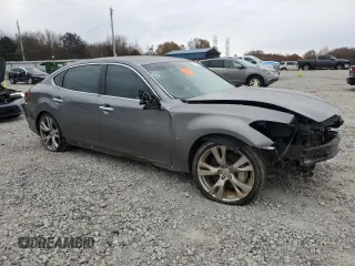 2018 Infiniti Q70 Luxe with VIN JN1BY1PR9JM370727, listed as a Copart auction lot 85170544 with Not provided miles and Clean title. Bid and sale history available at DreamBid. Image 4.