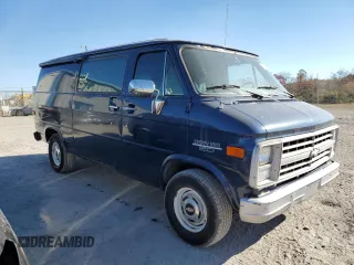1988 Chevrolet Chevy Van z VIN 1GCEG25H5J7124768, wystawiony jako Copart lot #76781664 z przebiegiem 86 588 mil mil oraz Tytuł czysty. Historia ofert i sprzedaży dostępna na DreamBid. Obrazek 4.