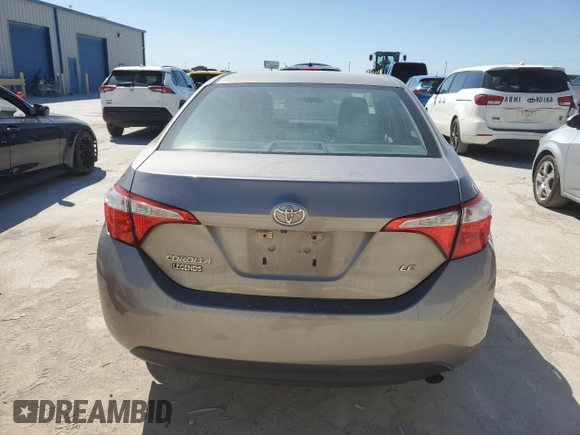 2016 Toyota Corolla L with VIN 5YFBURHEXGP413576, listed as a Copart auction lot 49010585 with 155,789 mi miles and Salvage title. Bid and sale history available at DreamBid. Image 6.