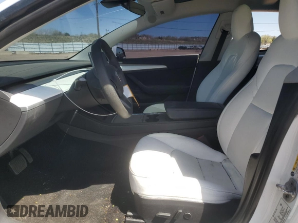 2022 Tesla Model 3 Long Range with VIN 5YJ3E1EB8NF315619, listed as a Copart auction lot 53336485 with Not Provided miles and Salvage Title. Bid and sale history available at DreamBid. Image 7.
