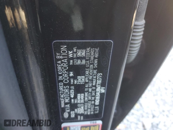 2021 Kia Soul GT-Line with VIN KNDJ63AU8M7781773, listed as a Copart auction lot 83340514 with 61,299 mi miles and Salvage Title. Bid and sale history available at DreamBid. Image 13.
