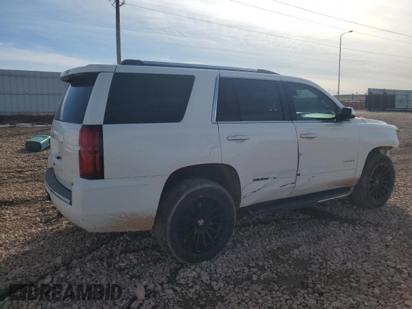 2018 Chevrolet Tahoe Premier with VIN 1GNSKCKC5JR196310, listed as a Copart auction lot 48050205 with 101,300 mi miles and Salvage title. Bid and sale history available at DreamBid. Image 3.