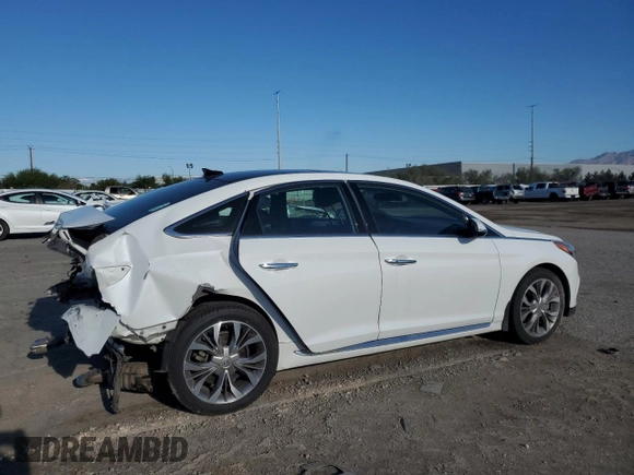 2015 Hyundai Sonata Limited z VIN 5NPE34AB8FH155508, wystawiony jako Copart lot #56140005 z przebiegiem 94 955 mil mil oraz Szkoda całkowita • Salvage title. Historia ofert i sprzedaży dostępna na DreamBid. Obrazek 3.