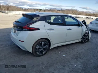 2022 Nissan LEAF SV Plus with VIN 1N4BZ1CV7NC562081, listed as a Copart auction lot 48139455 with 69,906 mi miles and Salvage Title. Bid and sale history available at DreamBid. Image 3.