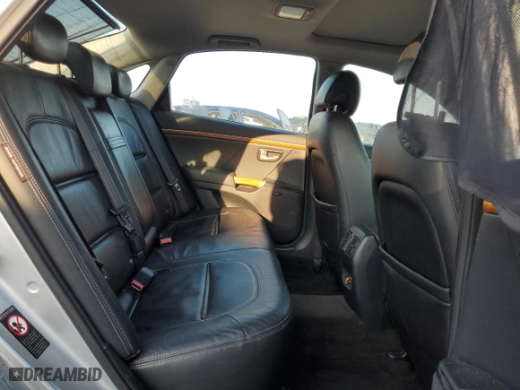 2007 Hyundai Azera SE with VIN KMHFC46F47A242858, listed as a Copart auction lot 78099974 with 136,388 mi miles and Salvage Title. Bid and sale history available at carsss.com. Image 10.