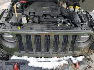 2021 Jeep Wrangler Unlimited Rubicon with VIN 1C4JJXFM3MW555919, listed as a Copart auction lot 81666124 with 51,188 mi miles and Salvage Title. Bid and sale history available at carsss.com. Image 13.