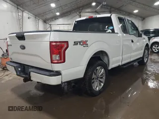 2017 Ford F-150 XL with VIN 1FTEX1EP4HFC84612, listed as a IAAI auction lot 41553736 with 145,235 mi miles. Bid and sale history available at carsss.com. Image 4.