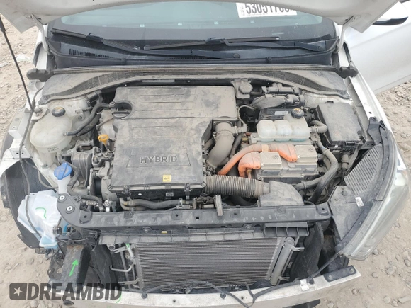 2019 Hyundai Ioniq Blue with VIN KMHC65LC8KU110221, listed as a Copart auction lot 53051765 with 62,030 mi miles and Salvage Title. Bid and sale history available at DreamBid. Image 11.