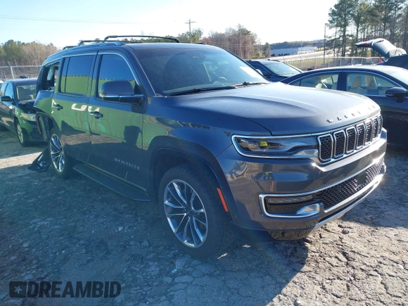 2022 Jeep Wagoneer Series II with VIN 1C4SJVBT0NS211883, listed as a IAAI auction lot 41829762 with 50,363 mi miles and . Bid and sale history available at DreamBid. Image 1.