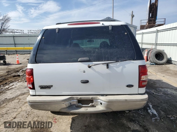 2002 Ford Expedition Eddie Bauer z VIN 1FMRU17L32LA35548, wystawiony jako Copart lot #48061335 z przebiegiem Nie podano mil oraz Szkoda całkowita • Salvage title. Historia ofert i sprzedaży dostępna na DreamBid. Obrazek 6.