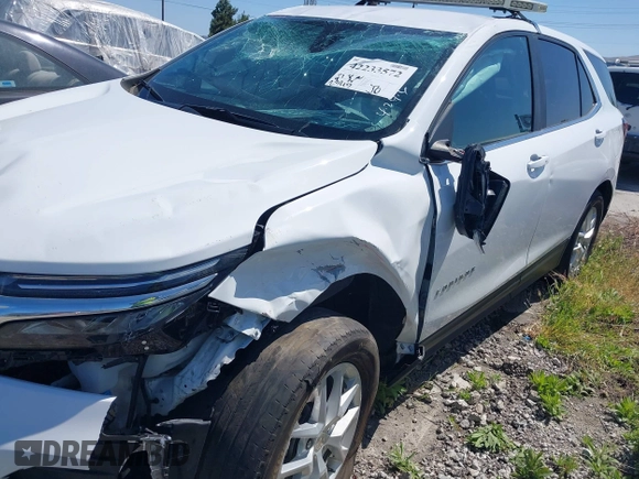 2024 Chevrolet Equinox LT z VIN 3GNAXKEG2RS105279, wystawiony jako IAAI lot #42233572 z przebiegiem 23 215 mil mil oraz . Historia ofert i sprzedaży dostępna na DreamBid. Obrazek 6.