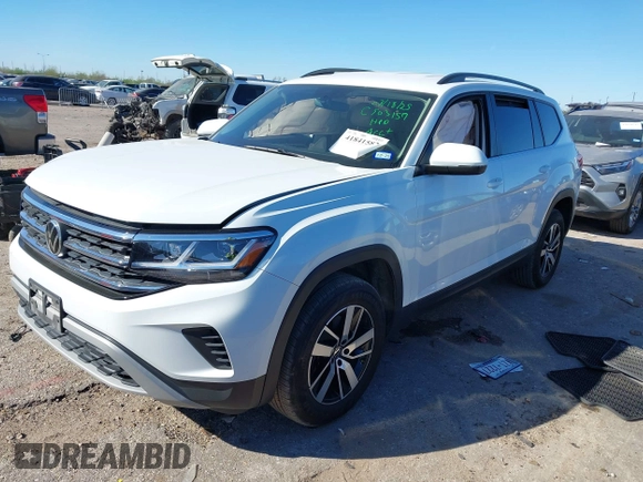 2022 Volkswagen Atlas SE with VIN 1V2DP2CA6NC519412, listed as a IAAI auction lot 41841582 with 41,600 mi miles and . Bid and sale history available at DreamBid. Image 17.