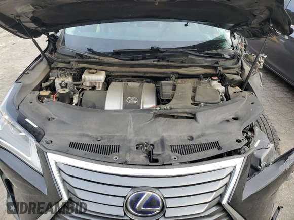 2017 Lexus RX with VIN 2T2BGMCA0HC011089, listed as a Copart auction lot 84791604 with 109,349 mi miles and Salvage Title. Bid and sale history available at carsss.com. Image 12.