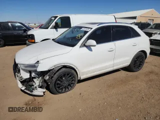 2015 Audi Q3 2.0T Premium Plus with VIN WA1EFCFS6FR010092, listed as a Copart auction lot 47977575 with 145,488 mi miles and Salvage Title. Bid and sale history available at carsss.com. Image 1.