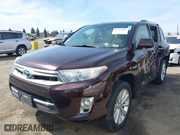 2011 Toyota Highlander Hybrid Limited with VIN JTEDC3EH4B2003768, listed as a IAAI auction lot 41765885 with 169,289 mi miles. Bid and sale history available at carsss.com. Image 21.