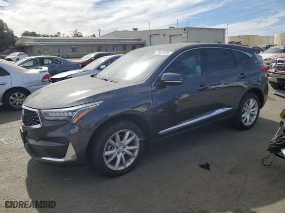 2020 Acura RDX with VIN 5J8TC1H39LL019417, listed as a Copart auction lot 75625154 with 59,699 mi miles and Salvage Title. Bid and sale history available at carsss.com. Image 1.