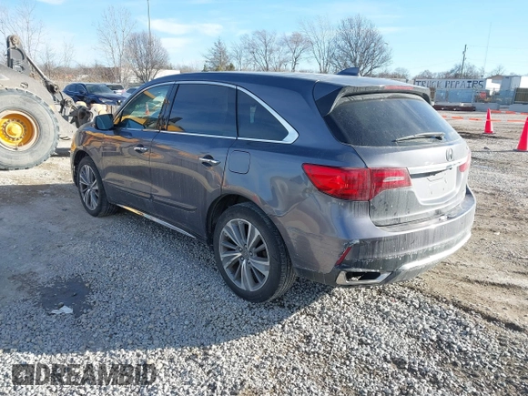 2017 Acura MDX Technology z VIN 5J8YD4H75HL006534, wystawiony jako IAAI lot #41433508 z przebiegiem 135 024 mil mil oraz . Historia ofert i sprzedaży dostępna na DreamBid. Obrazek 3.