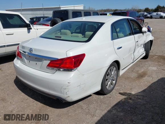 2012 Toyota Avalon with VIN 4T1BK3DB2CU463685, listed as a IAAI auction lot 41761299 with 72,934 mi miles and . Bid and sale history available at DreamBid. Image 4.