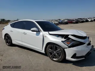 2023 Acura Integra w/A-Spec Technology Package with VIN 19UDE4H68PA024975, listed as a Copart auction lot 62001124 with 34,200 mi miles and Salvage Title. Bid and sale history available at carsss.com. Image 4.