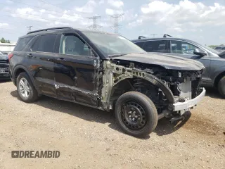 2024 Ford Explorer XLT with VIN 1FMSK8DH7RGA23907, listed as a Copart auction lot 61095905 with 26,289 mi miles and Non repairable. Bid and sale history available at DreamBid. Image 4.