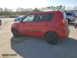 2013 Kia Soul + with VIN KNDJT2A62D7591486, listed as a Copart auction lot 48293085 with 163,254 mi miles and Salvage Title. Bid and sale history available at carsss.com. Image 2.