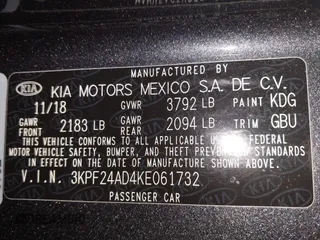 2019 Kia Forte LXS z VIN 3KPF24AD4KE061732, wystawiony jako IAAI lot #42286271 z przebiegiem 96 935 mil mil oraz . Historia ofert i sprzedaży dostępna na DreamBid. Obrazek 9.