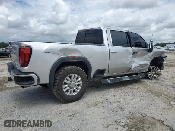 2020 GMC Sierra 2500HD Denali z VIN 1GT49REY7LF319360, wystawiony jako Copart lot #59770565 z przebiegiem 69 509 mil mil oraz Nie do naprawy • Non repairable. Historia ofert i sprzedaży dostępna na DreamBid. Obrazek 3.