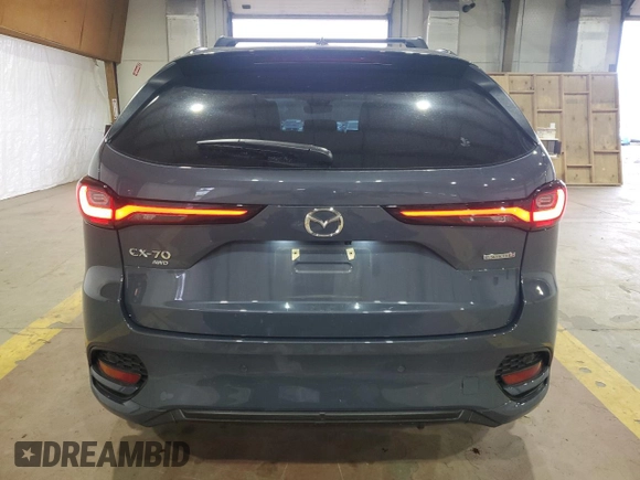 2025 Mazda CX-70 с VIN JM3KJEHC9S1112334, выставлен на аукционе Copart как лот 52044705 с пробегом 3 418 миль миль и Списание • Salvage title. История ставок и продаж доступна на DreamBid. Изображение 6.