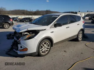 2016 Ford Escape S with VIN 1FMCU0F72GUB14926, listed as a Copart auction lot 46843265 with 0 mi miles and Salvage Title. Bid and sale history available at carsss.com. Image 1.