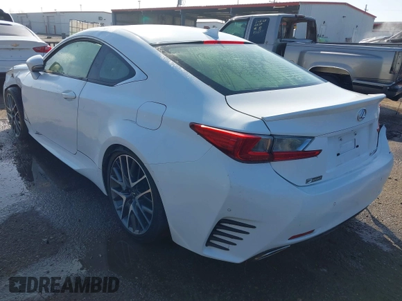 2015 Lexus RC 350 F Sport with VIN JTHHE5BC0F5004911, listed as a IAAI auction lot 41360291 with Not provided miles and . Bid and sale history available at DreamBid. Image 3.