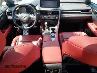 2020 Lexus RX 350 F Sport Performance with VIN 2T2YZMDA5LC257258, listed as a Copart auction lot 56735485 with 76,576 mi miles and Salvage title. Bid and sale history available at DreamBid. Image 8.