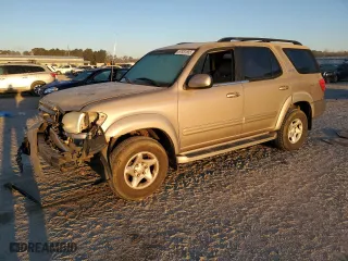 2001 Toyota Sequoia SR5 with VIN 5TDZT34A71S026306, listed as a Copart auction lot 87931855 with 272,024 mi miles and Salvage Title. Bid and sale history available at carsss.com. Image 1.
