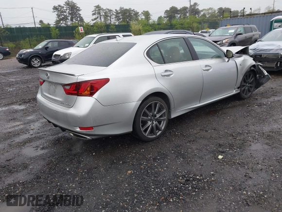 2013 Lexus GS 350 with VIN JTHCE1BL3D5018544, listed as a IAAI auction lot 42226810 with 170,356 mi miles and . Bid and sale history available at DreamBid. Image 4.