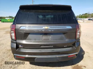 2021 Chevrolet Tahoe LT with VIN 1GNSCNKD5MR238092, listed as a Copart auction lot 47232764 with 76,847 mi miles and Salvage title. Bid and sale history available at DreamBid. Image 6.