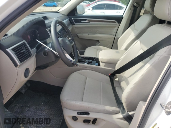 2021 Volkswagen Atlas SEL with VIN 1V2BR2CAXMC562859, listed as a Copart auction lot 60816645 with 72,410 mi miles and Salvage title. Bid and sale history available at DreamBid. Image 7.