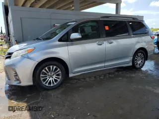 2018 Toyota Sienna XLE Auto Access Seat with VIN 5TDYZ3DC9JS916091, listed as a Copart auction lot 57576615 with 90,967 mi miles and Salvage title. Bid and sale history available at DreamBid. Image 1.