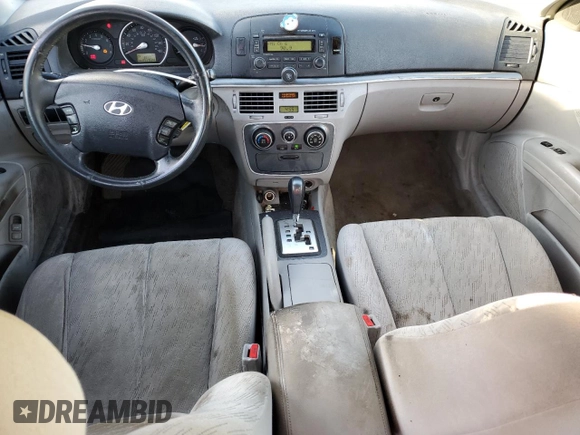 2006 Hyundai Sonata GLS with VIN 5NPEU46FX6H094610, listed as a Copart auction lot 46687865 with 252,934 mi miles and Salvage Title. Bid and sale history available at DreamBid. Image 8.