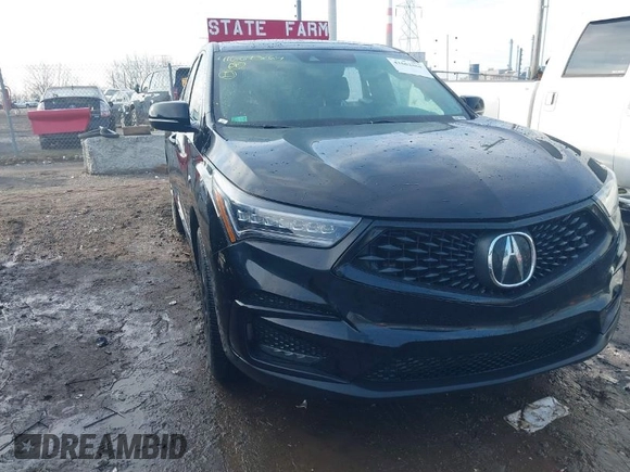 2019 Acura RDX w/A-Spec Pkg with VIN 5J8TC2H64KL026936, listed as a IAAI auction lot 41662864 with 27,579 mi miles. Bid and sale history available at carsss.com. Image 1.